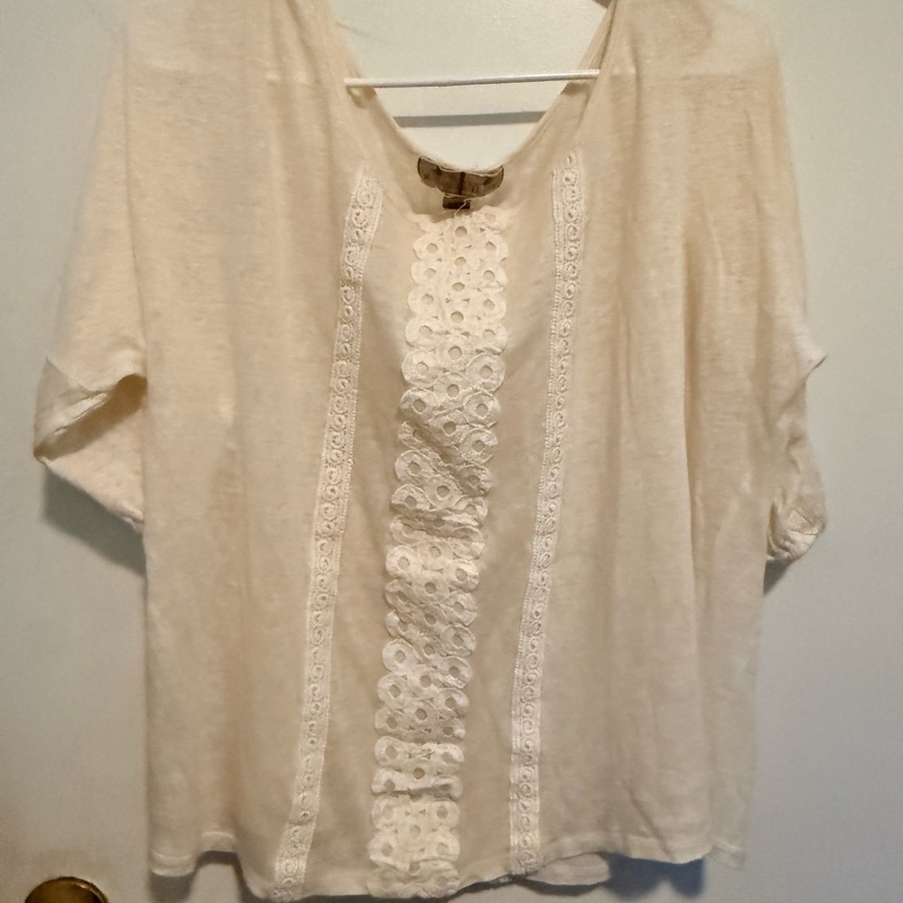Anthropologie Twig & Perch linen dolman top